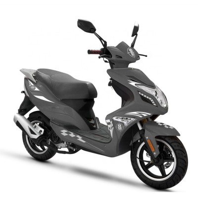 street legal matt black color petrol scooter gasoline EEC4 125cc scooter 125cc motorcycle