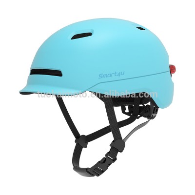 motorbike helmet open face with LED light for night drive