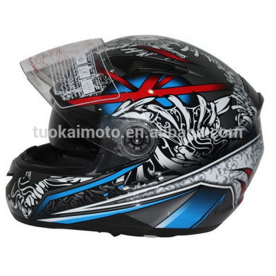 abs  double visor helmet adult full face helmet ece UTV helmet (TKH-809)